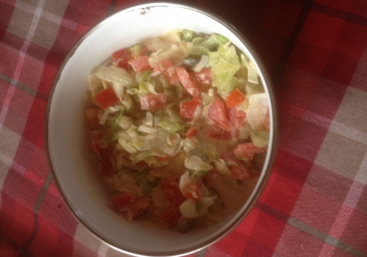 Sałatka z lodowej foto