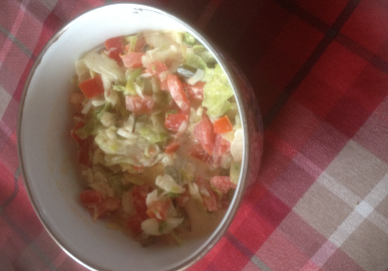 Sałatka z lodowej foto