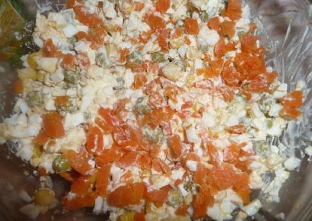 Fotografia przedstawiająca sałatka z marchewką