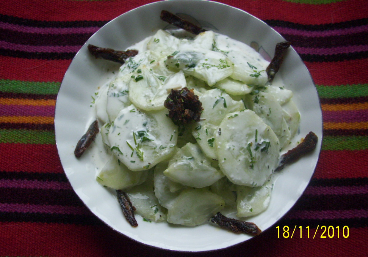 Salatka z ogórków II foto