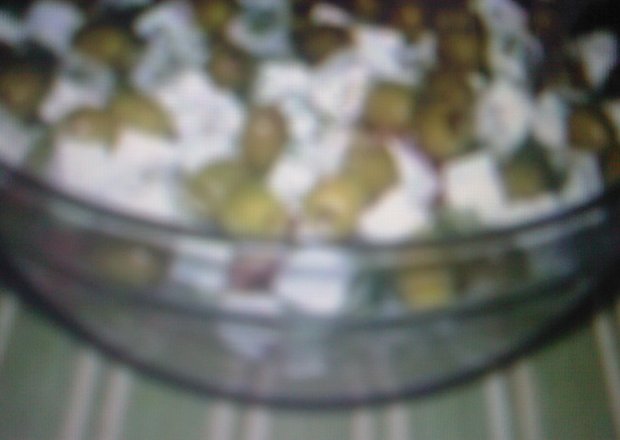 Fotografia przedstawiająca sałatka z oliwkami