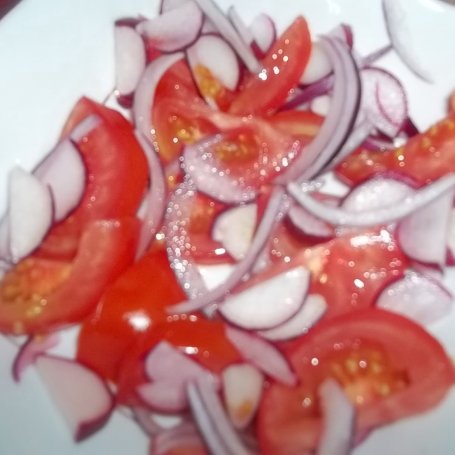 Krok 3 - Sałatka z panierowaną botwiną foto