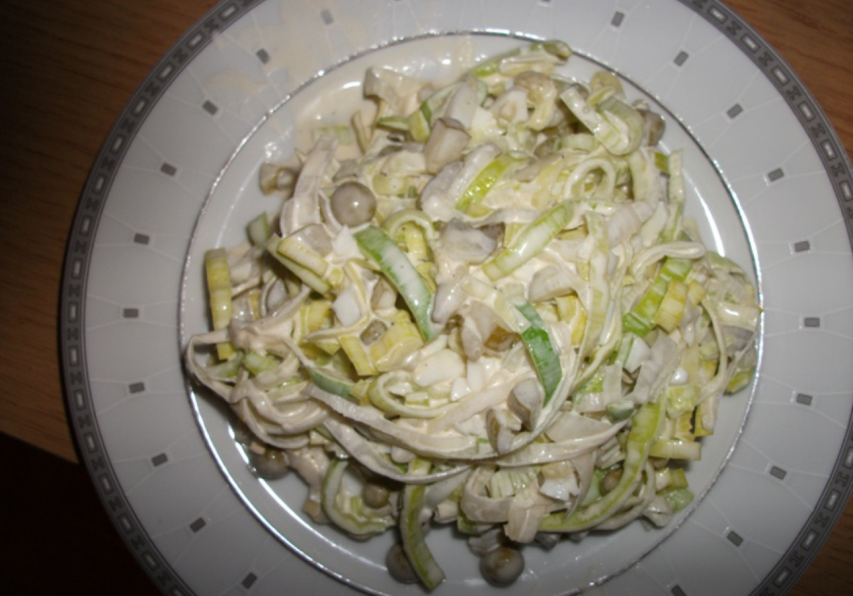 Sałatka z pory foto