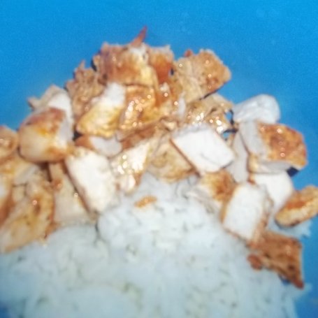 Krok 3 - Sałatka z ryżem i kurczakiem foto