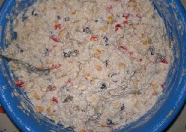 Fotografia przedstawiająca Sałatka z ryżem - królewska