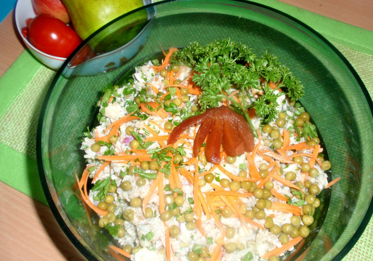 Sałatka z ryżu  brązowego foto