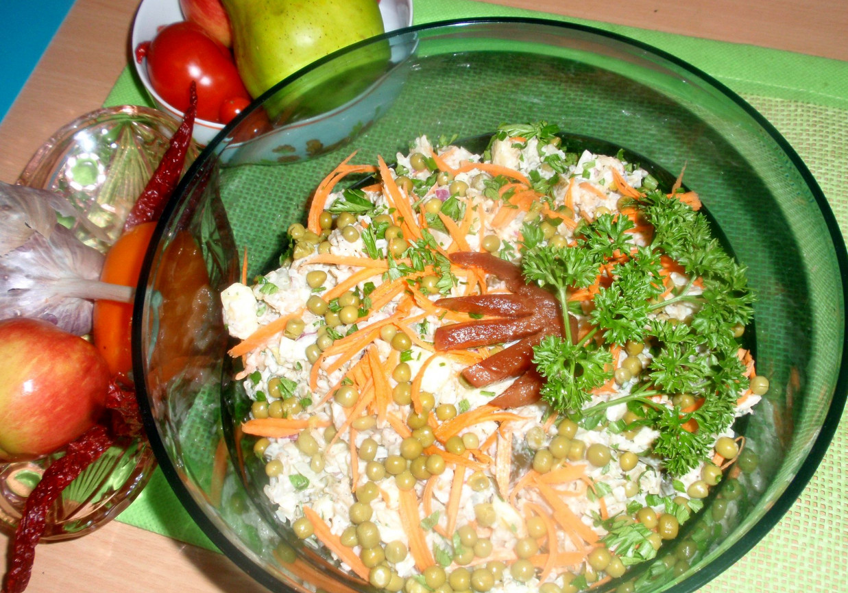 Sałatka z ryżu  brązowego foto