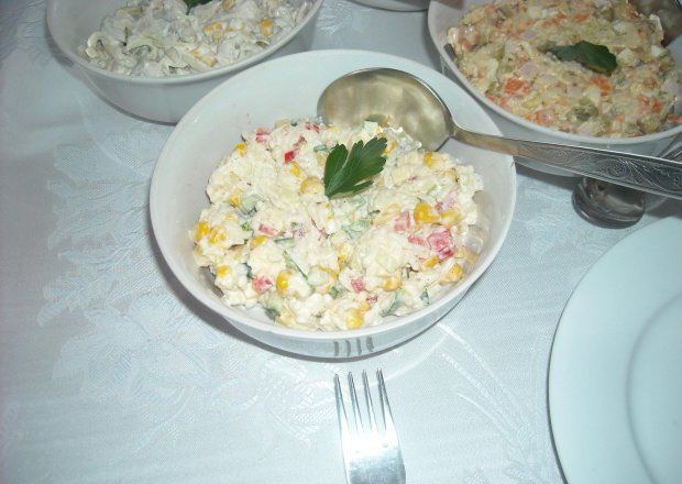 Fotografia przedstawiająca sałatka z ryżu