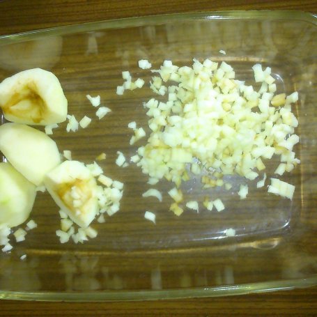 Krok 1 - Sałatka z szynką, ananasem i majonezem foto