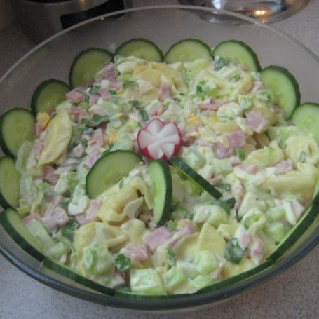 Krok 2 - Salatka z torlelini np. na zblizajace sie walentynki... foto
