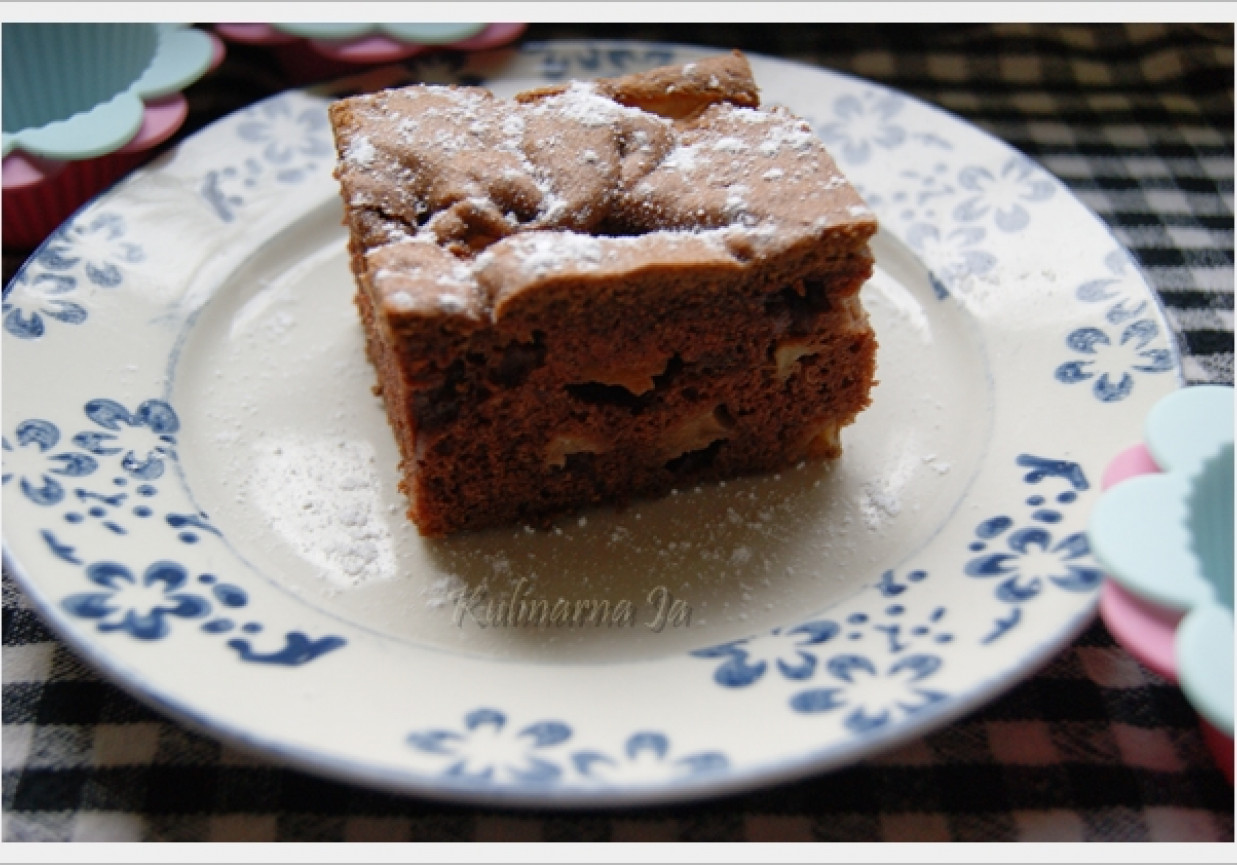 Salceson - czyli kakaowe ciasto z jabłkami foto