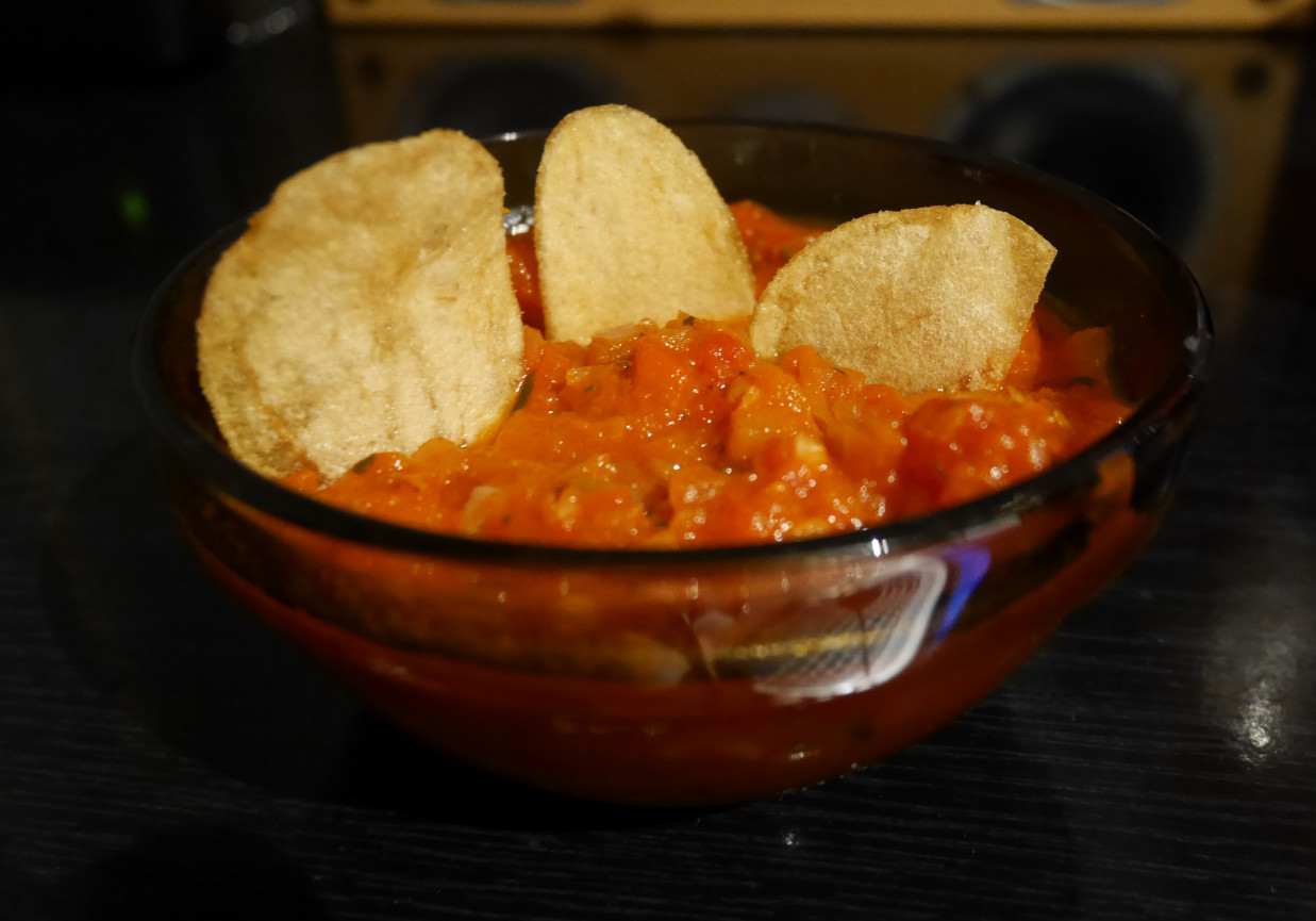 Salsa pomidorowo-paprykowa foto