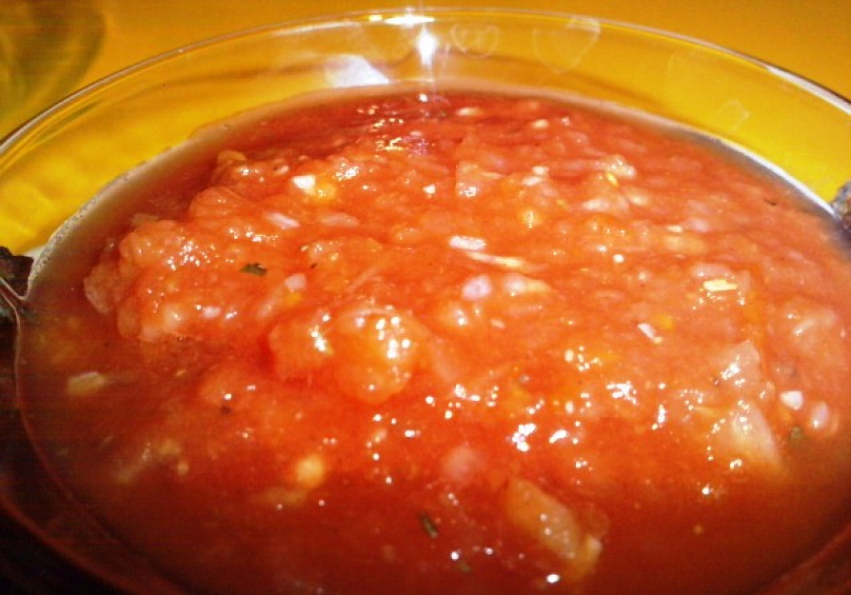 Salsa pomidorowo-ananasowa foto