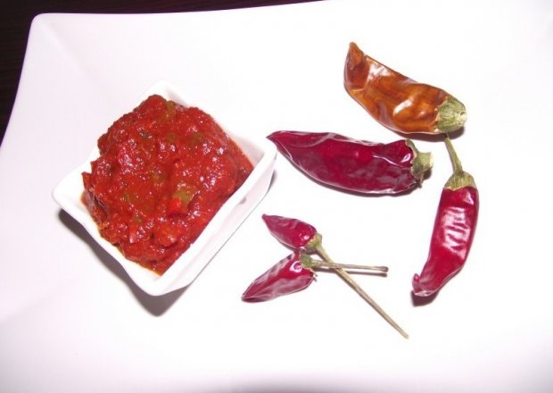 Fotografia przedstawiająca Salsa pomidorowo-paprykowa