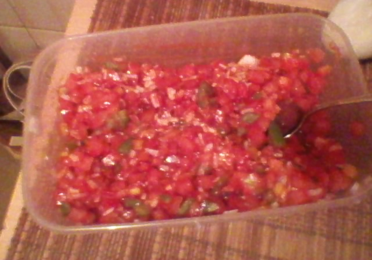 salsa warzywna z ketchupem foto