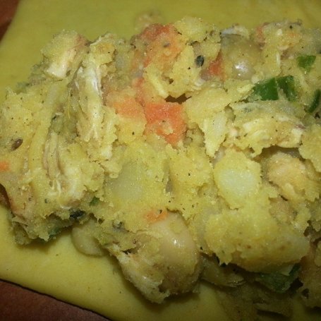 Krok 6 - Samosa, pyszne indyjskie trójkątne pierożki foto