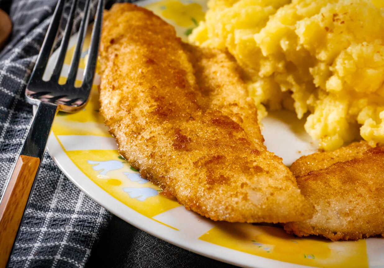 Sandacz w cieście foto