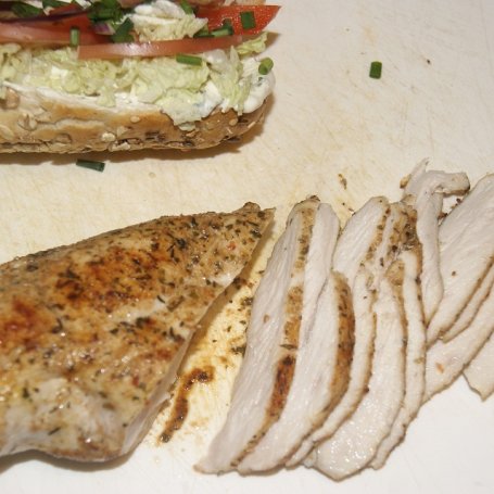 Krok 2 - sandwiche z kurczakiem foto