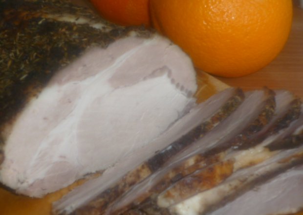 Fotografia przedstawiająca Schab krótko marynowany pieczony w rękawie