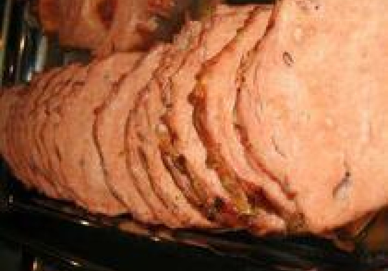 Schab pieczony soczysty foto