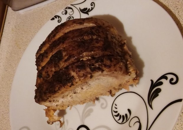 Fotografia przedstawiająca Schab pieczony w piekarniku z bulionem