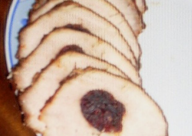 Fotografia przedstawiająca Schab pieczony z żurawiną