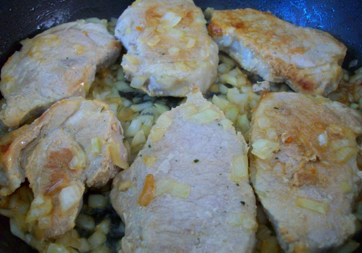Cichutko Z Ptasim Piórem W Jednej Cebulce schab w cebulce - DoradcaSmaku.pl
