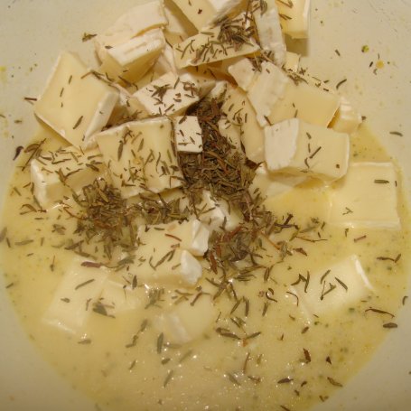 Krok 4 - Schab w siose z serka pleśniowego z tymiankiem foto