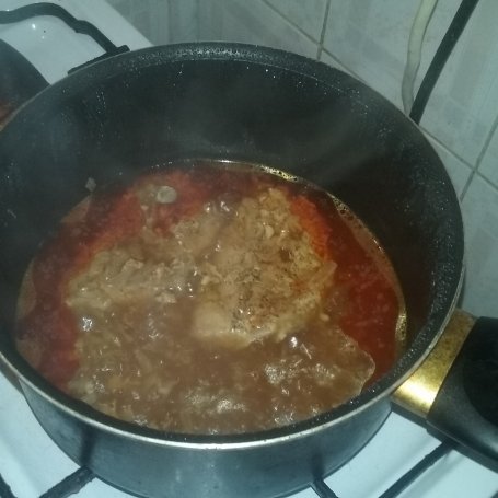 Krok 1 - Schab w sosie żurawinowym foto
