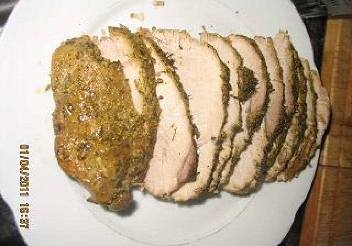 Schab w ziołach foto