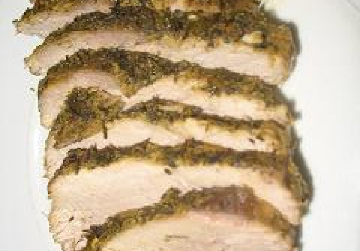 Schab w ziołach foto