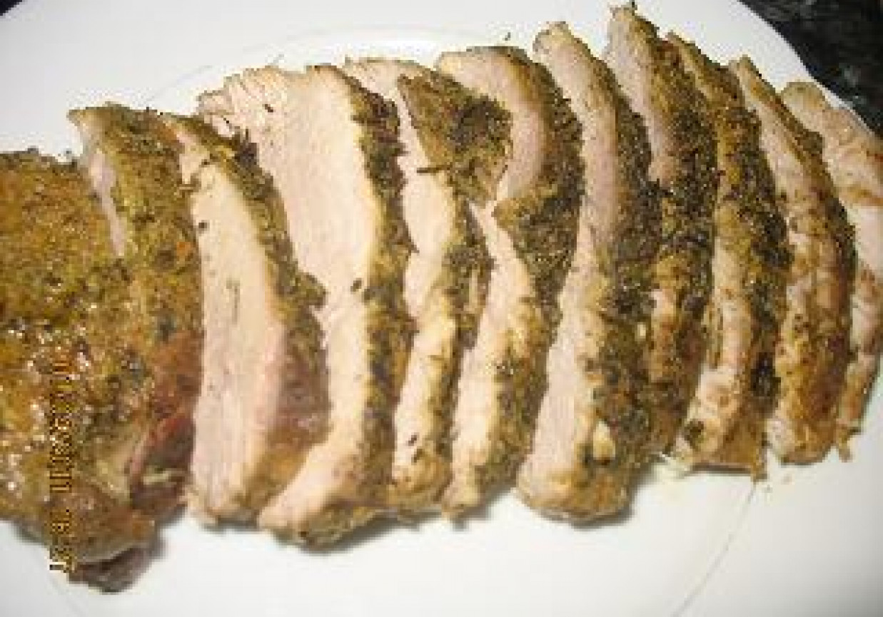 Schab w ziołach foto