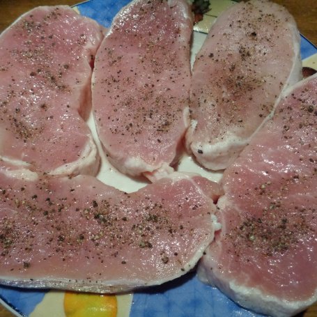 Krok 1 - Schab z borowikami foto
