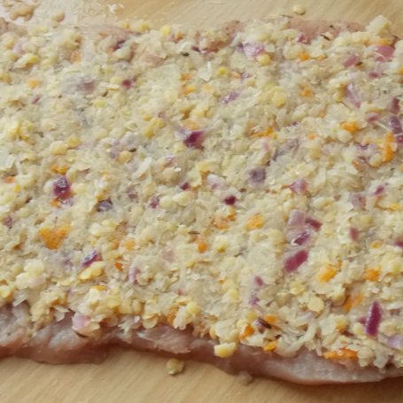 Krok 5 - Schab z kapustą i soczewicą foto