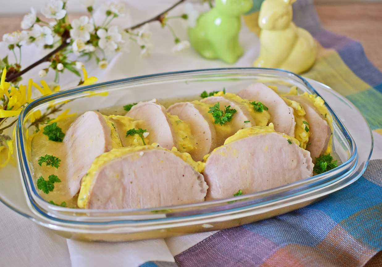 Schab z pastą jajeczną w galarecie DoradcaSmaku.pl