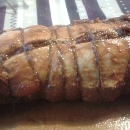 Krok 3 - Schab z suszonymi pomidorami foto