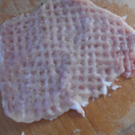 Krok 1 - Schab z wędzonym kurczakiem foto