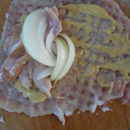 Krok 3 - Schab z wędzonym kurczakiem foto