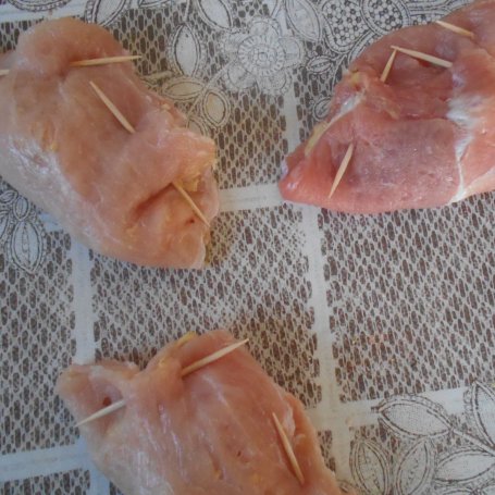 Krok 4 - Schab z wędzonym kurczakiem foto
