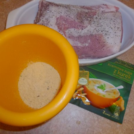 Krok 2 - Schab zapiekany w zupie kurkowej foto