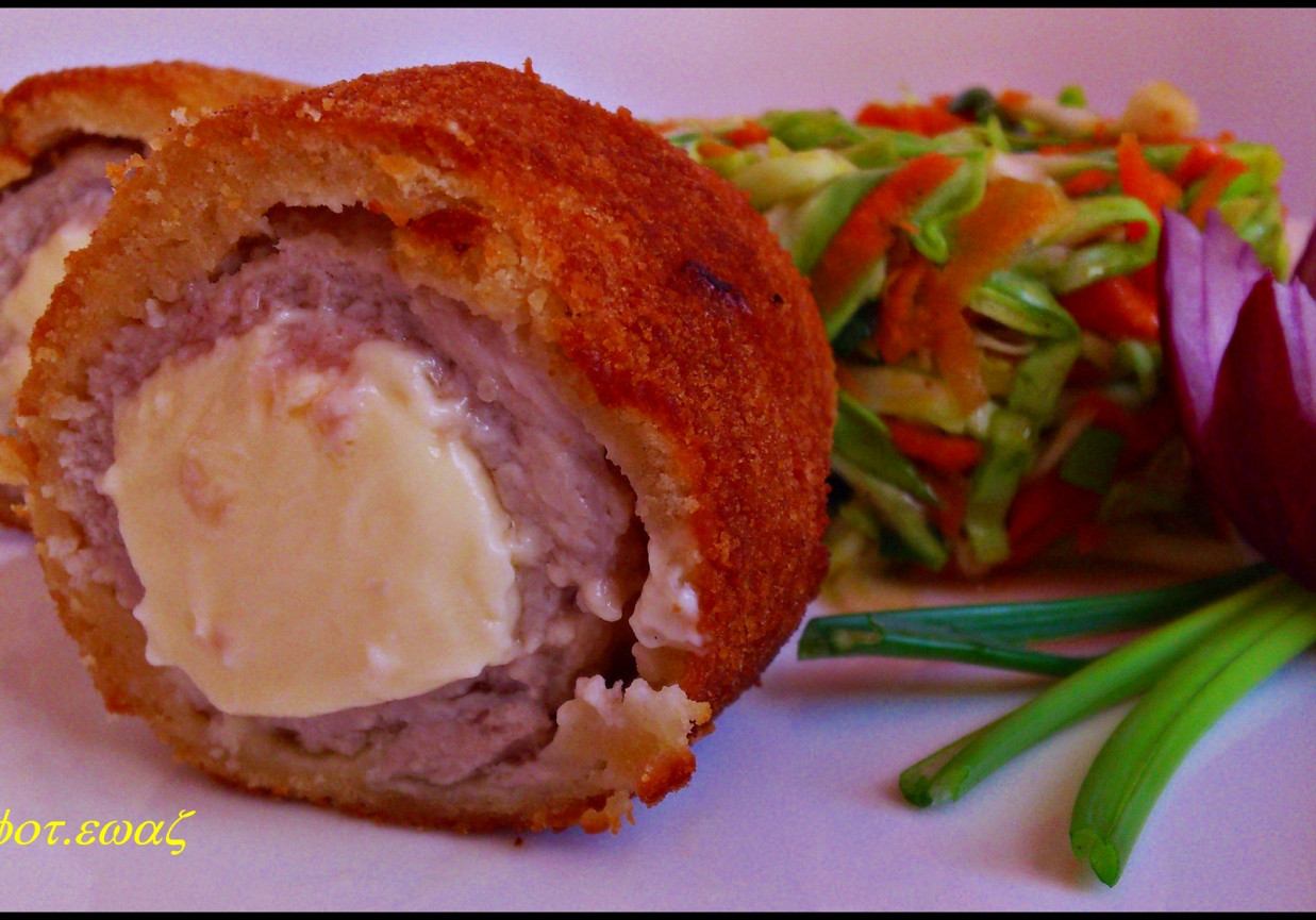 Schabiki z topionym oczkiem foto