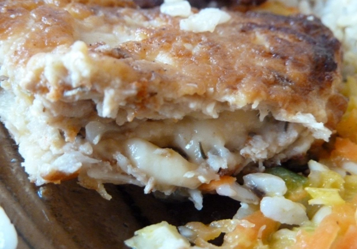 Schabowe w cieście z serem foto