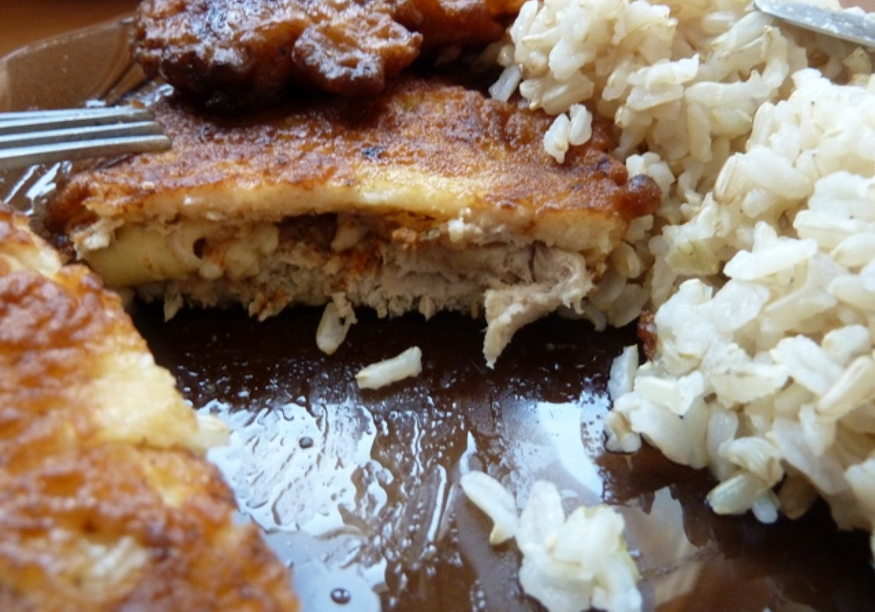 Schabowe w cieście z serem foto