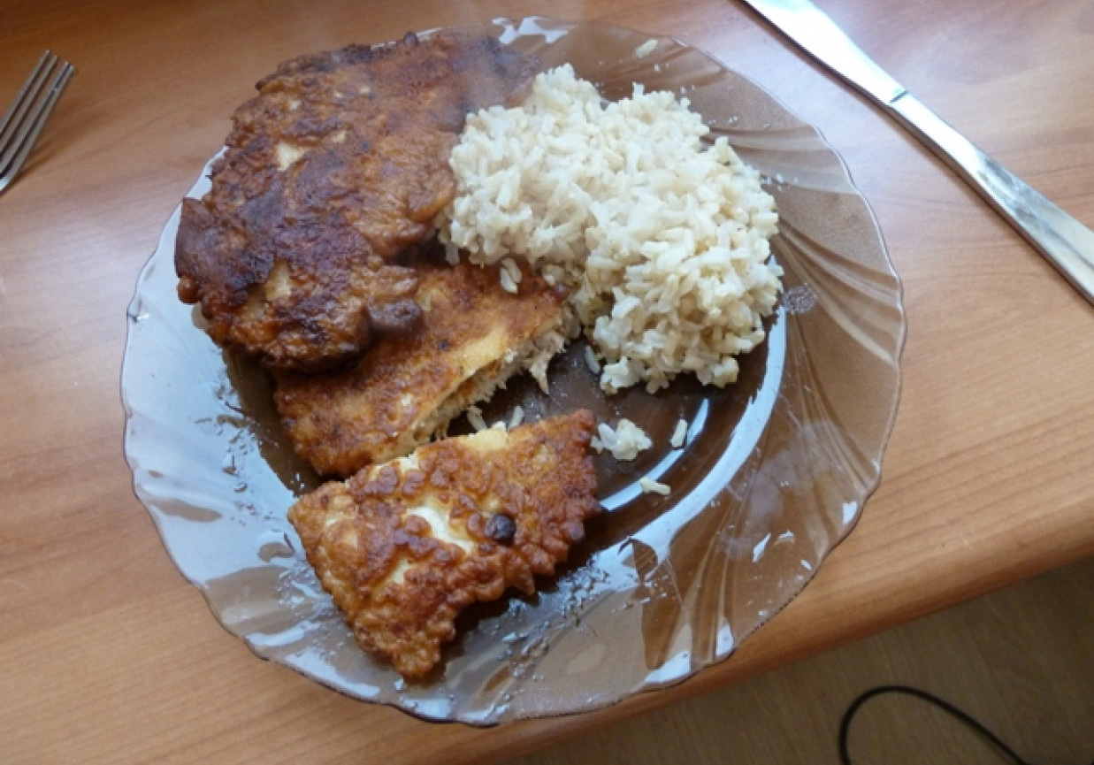 Schabowe w cieście z serem foto