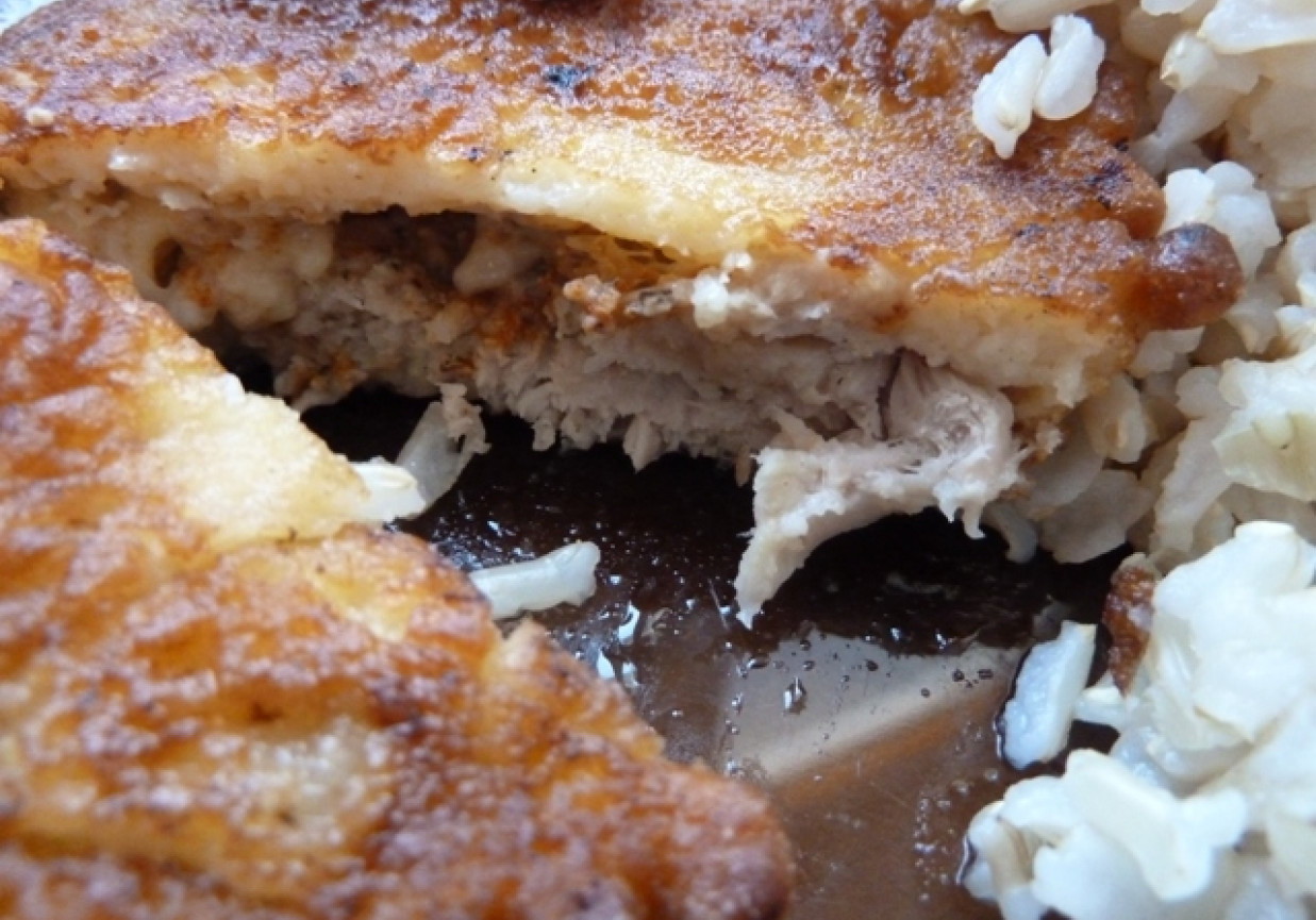 Schabowe w cieście z serem foto