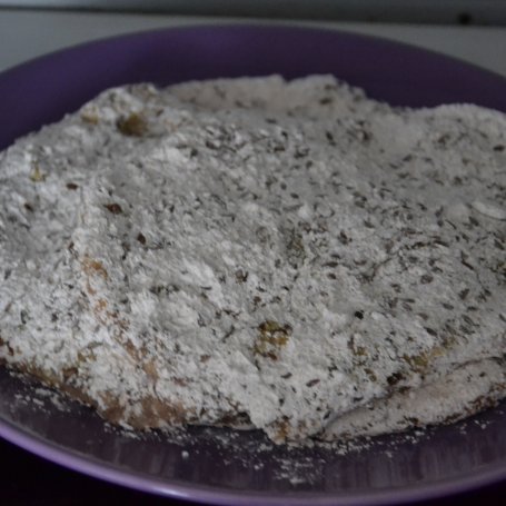 Krok 4 - SCHABOWY W PANIERCE KUKURYDZIANO PAPRYKOWEJ Z LNEM foto