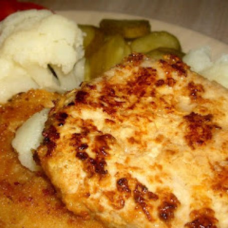 Krok 4 - Schabowy w panierce z kalafiora foto