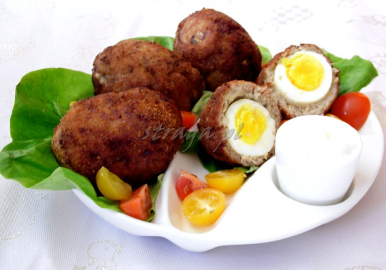 Scotch Eggs na Wielkanoc foto