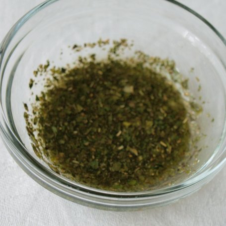 Krok 2 - Ser grillowany z guacamole i krewetkami foto