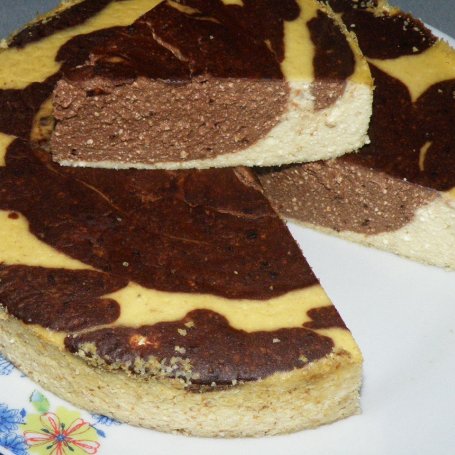 Krok 5 - Sernik bananowo-kakaowy dietetyczny foto